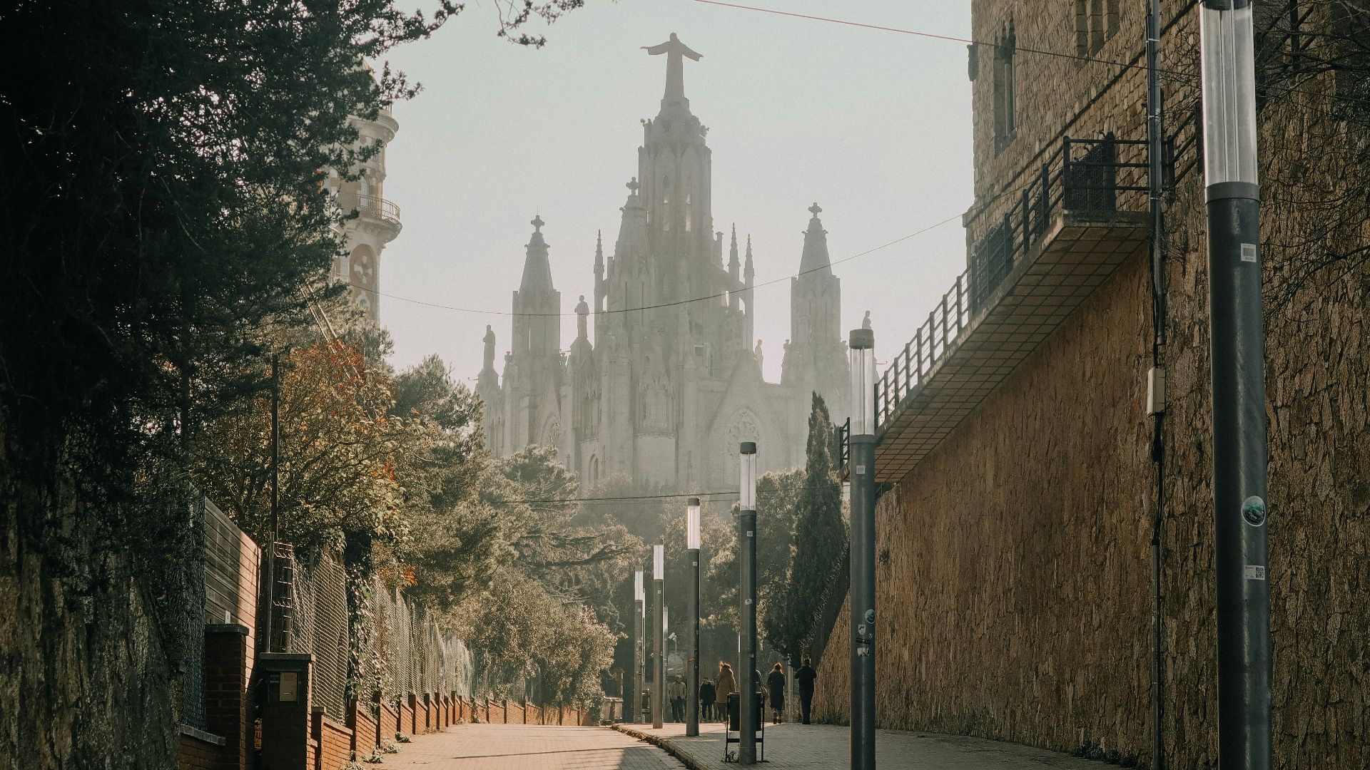 people walking on sidewalk