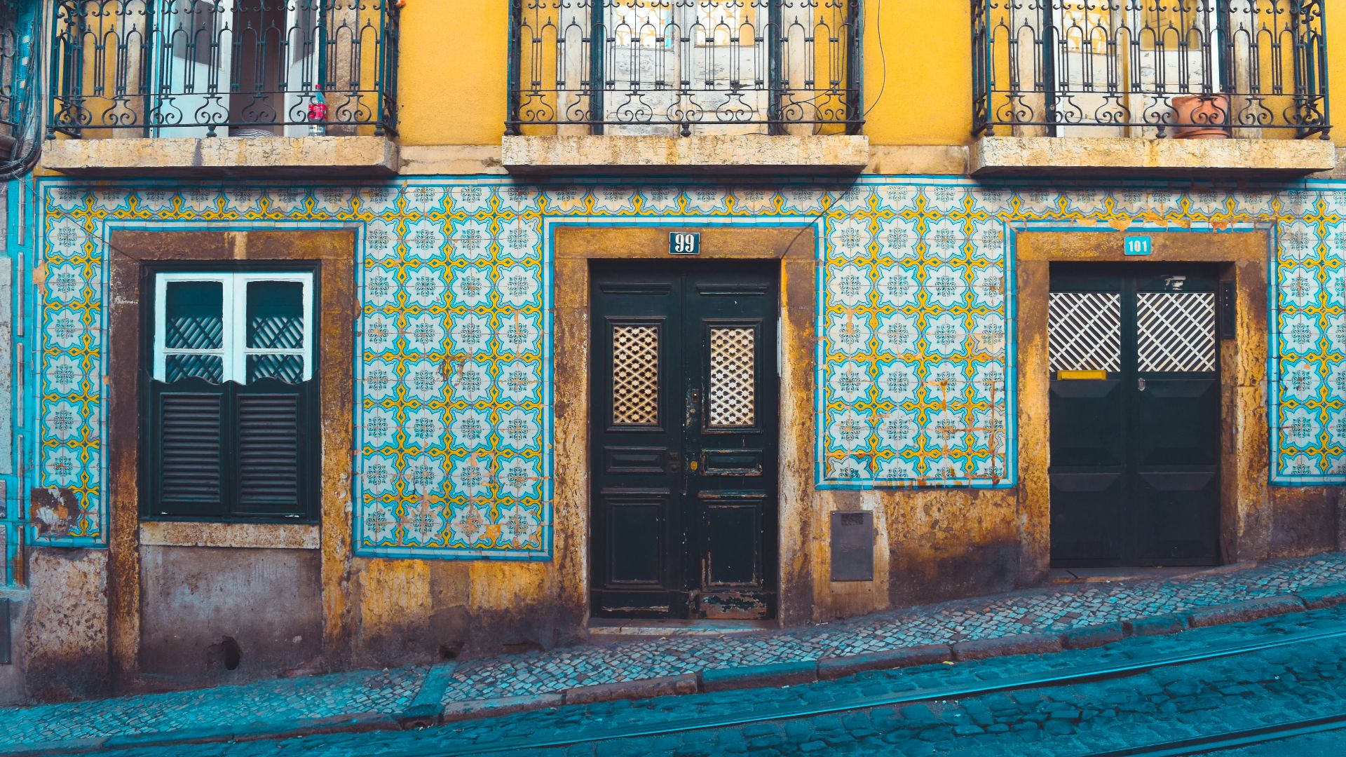 beige and white 2-storey house