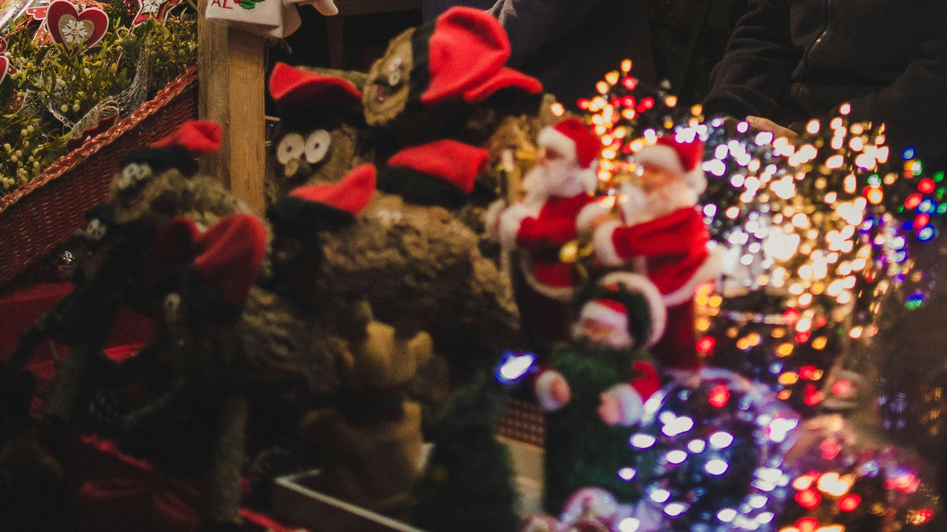 selective focus photo of woman standing inside store