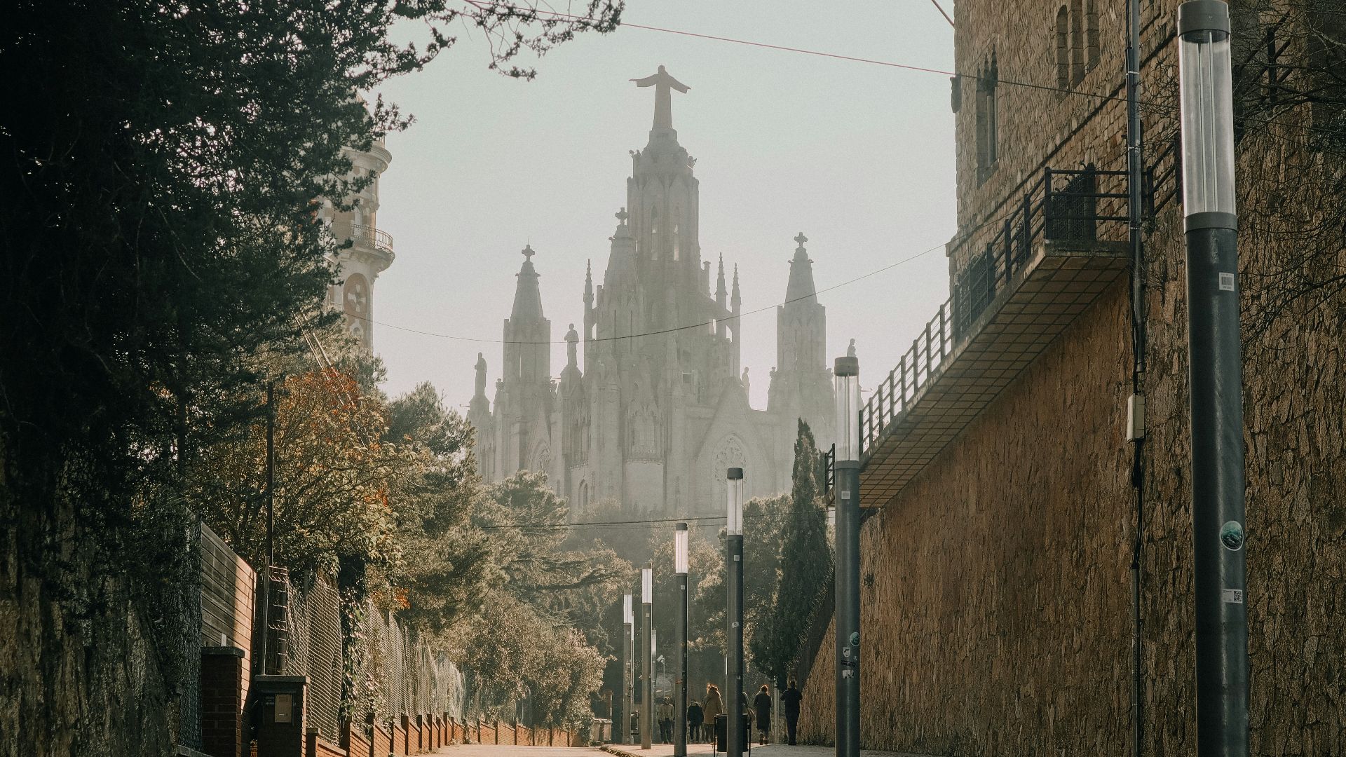 people walking on sidewalk
