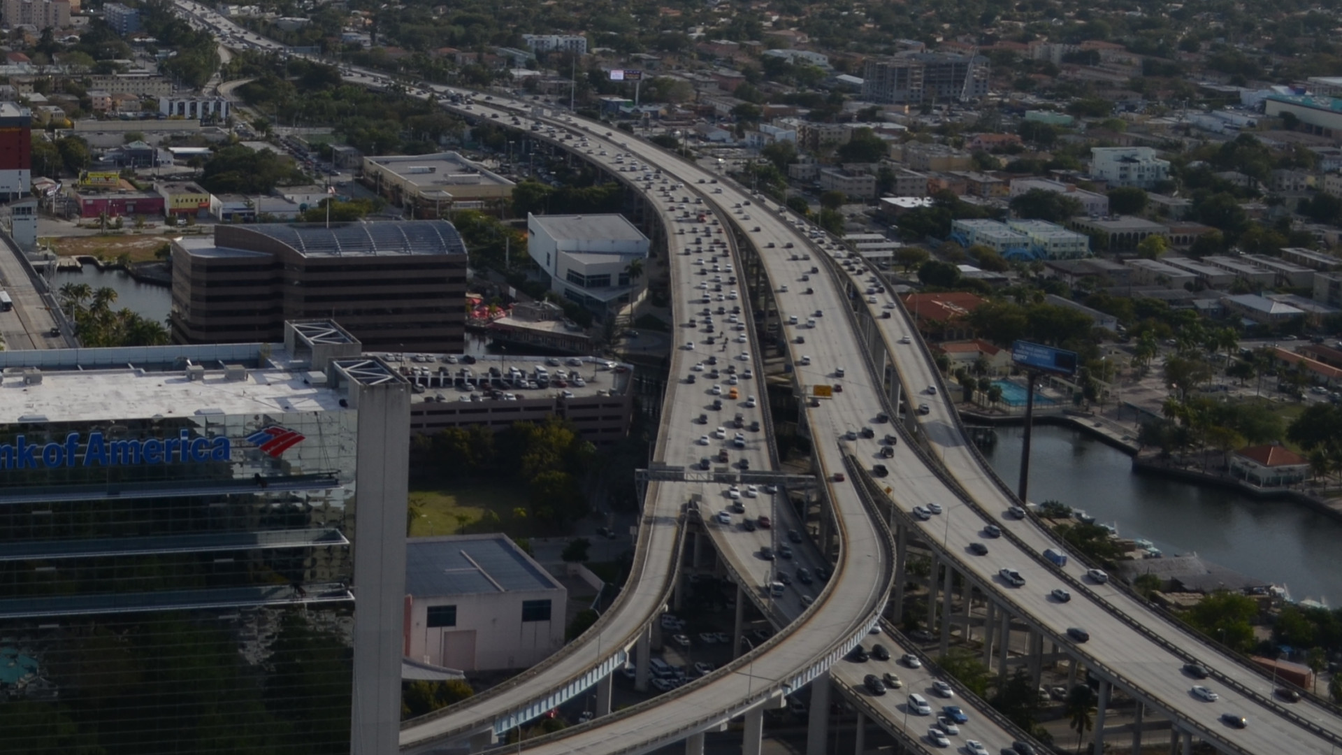 File:Miami traffic aerial I-95 North downtown.jpg