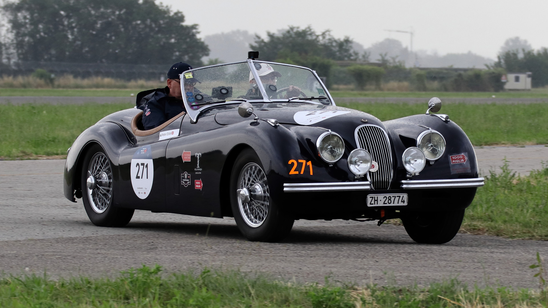 File:Mille Miglia 2023 - Car number 271 - Jaguar XK120 OTS Roadster (1952).jpg