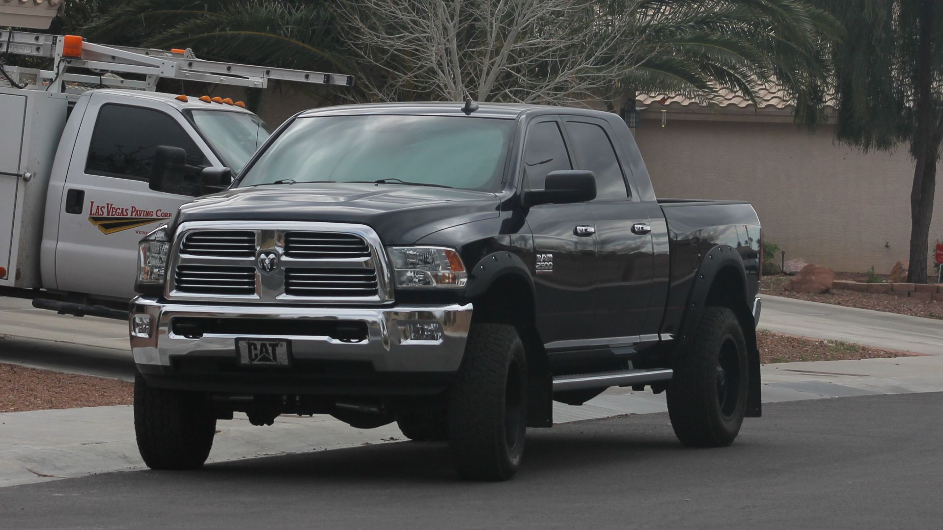 File:Black Ram 2500 in Las Vegas Neighborhood.jpg