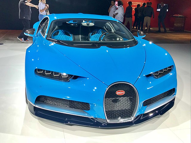 2018 Blue Bugatti Chiron At Grand Basel (Ank Kumar) 04