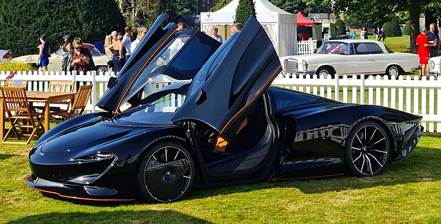 Side Profile Of A Mclaren Speedtail