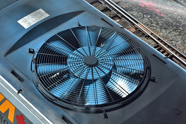 Radiator Fan Of Locomotive Prime Mover