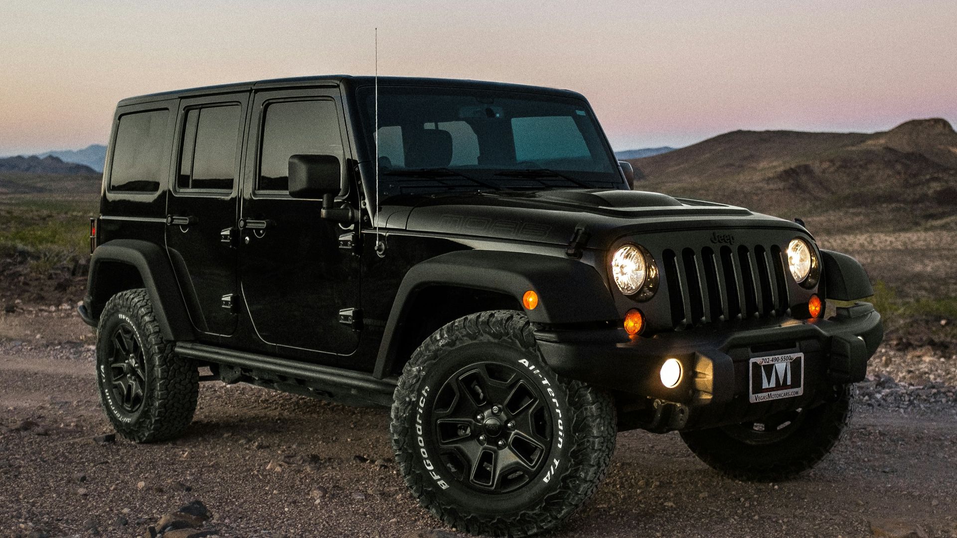 black Jeep Wrangler