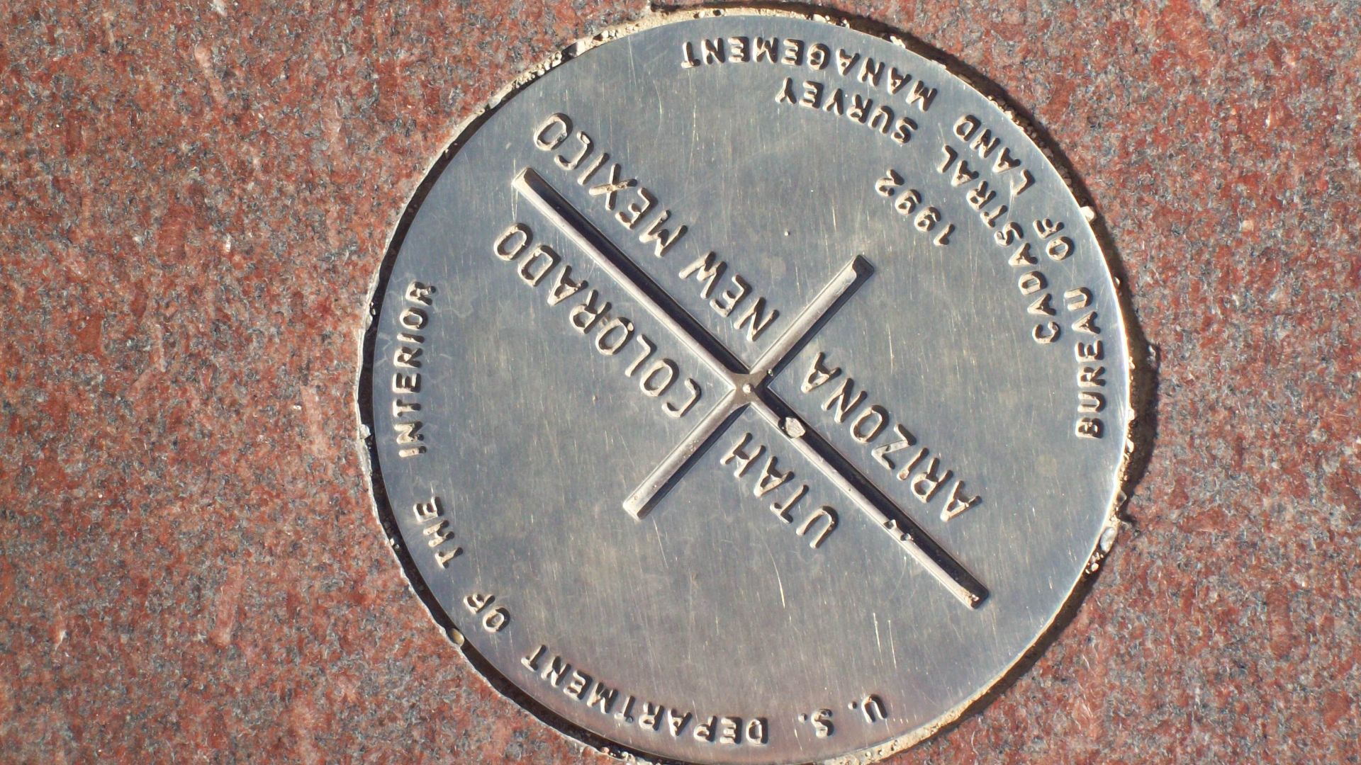 File:Four Corners Monument marker, November 2009.JPG