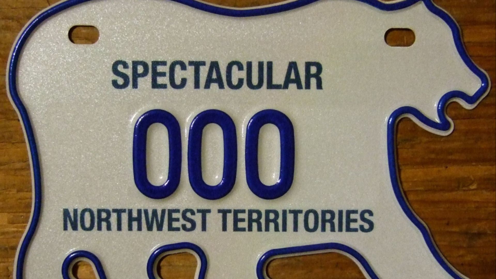 File:NORTHWEST TERRITORIES 2011 -MOTORCYCLE SOUVENIR SAMPLE LICENSE PLATE -GENERIC DESIGN - Flickr - woody1778a.jpg