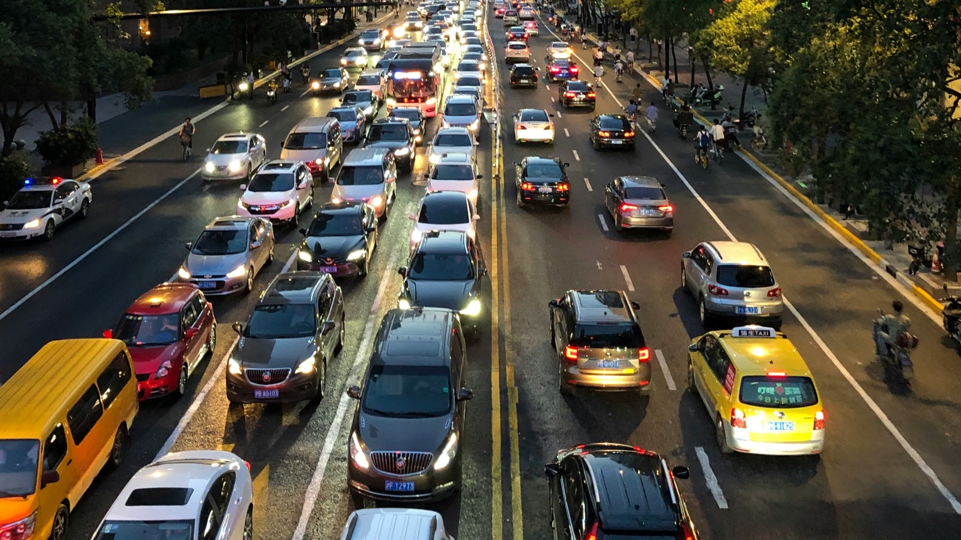 cars on road during daytime