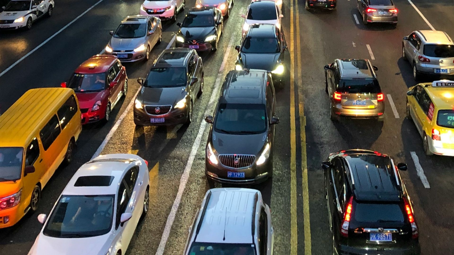 cars on road during daytime
