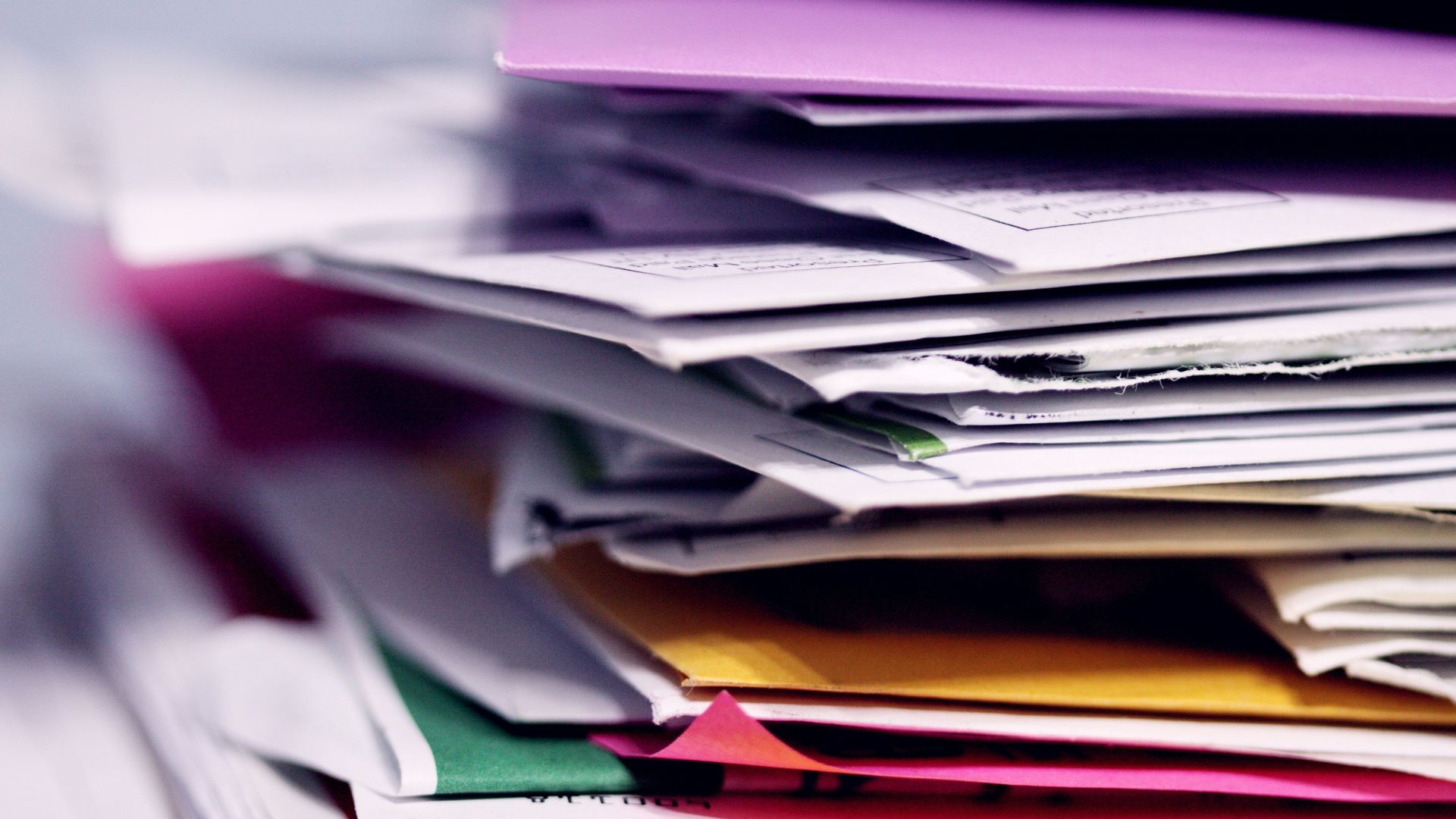 pile of printing papers