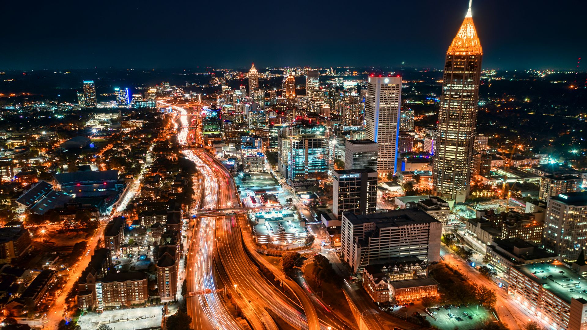 time lapse photography of city during night time