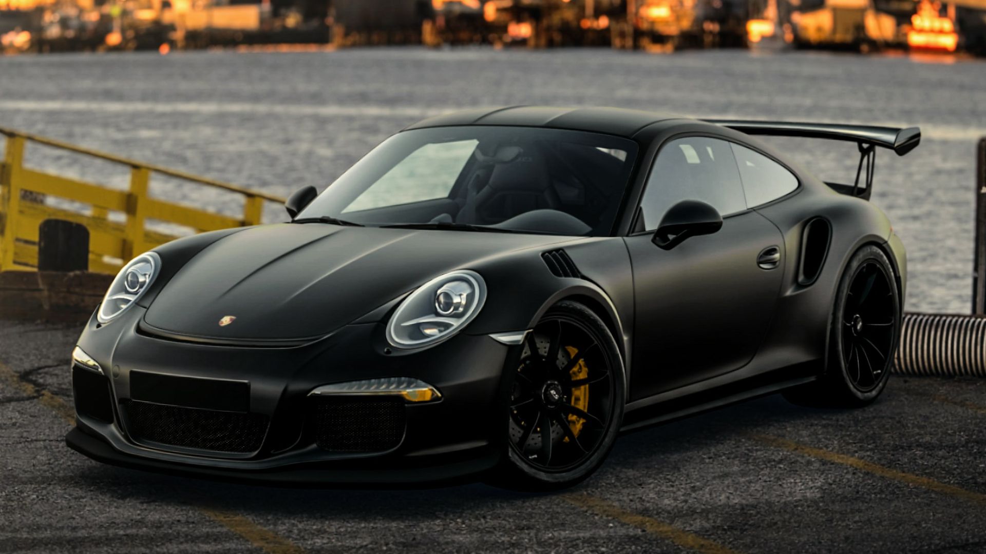 black porsche 911 on road during daytime