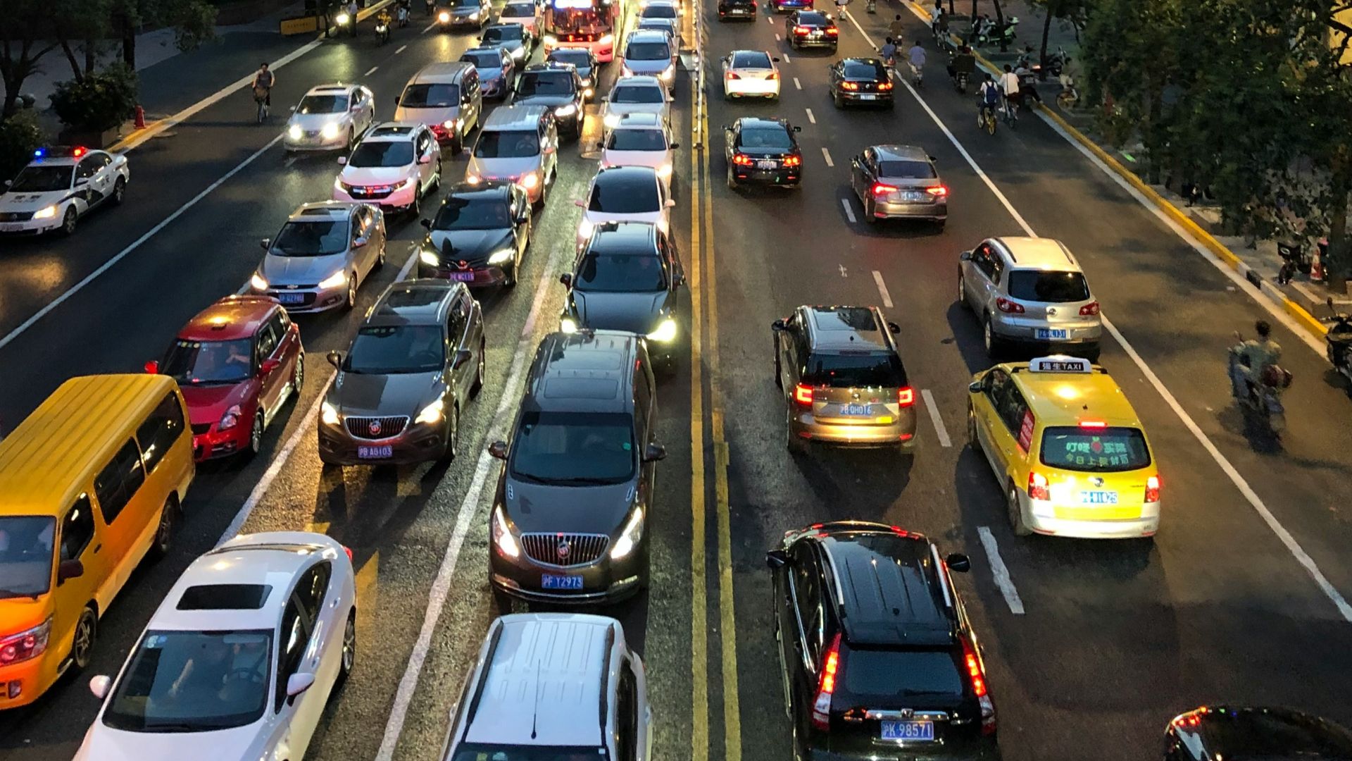 cars on road during daytime