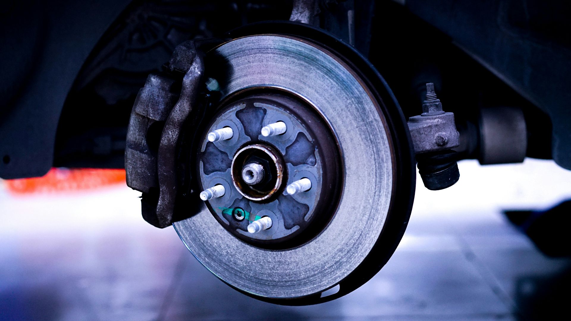 a close up of a car tire