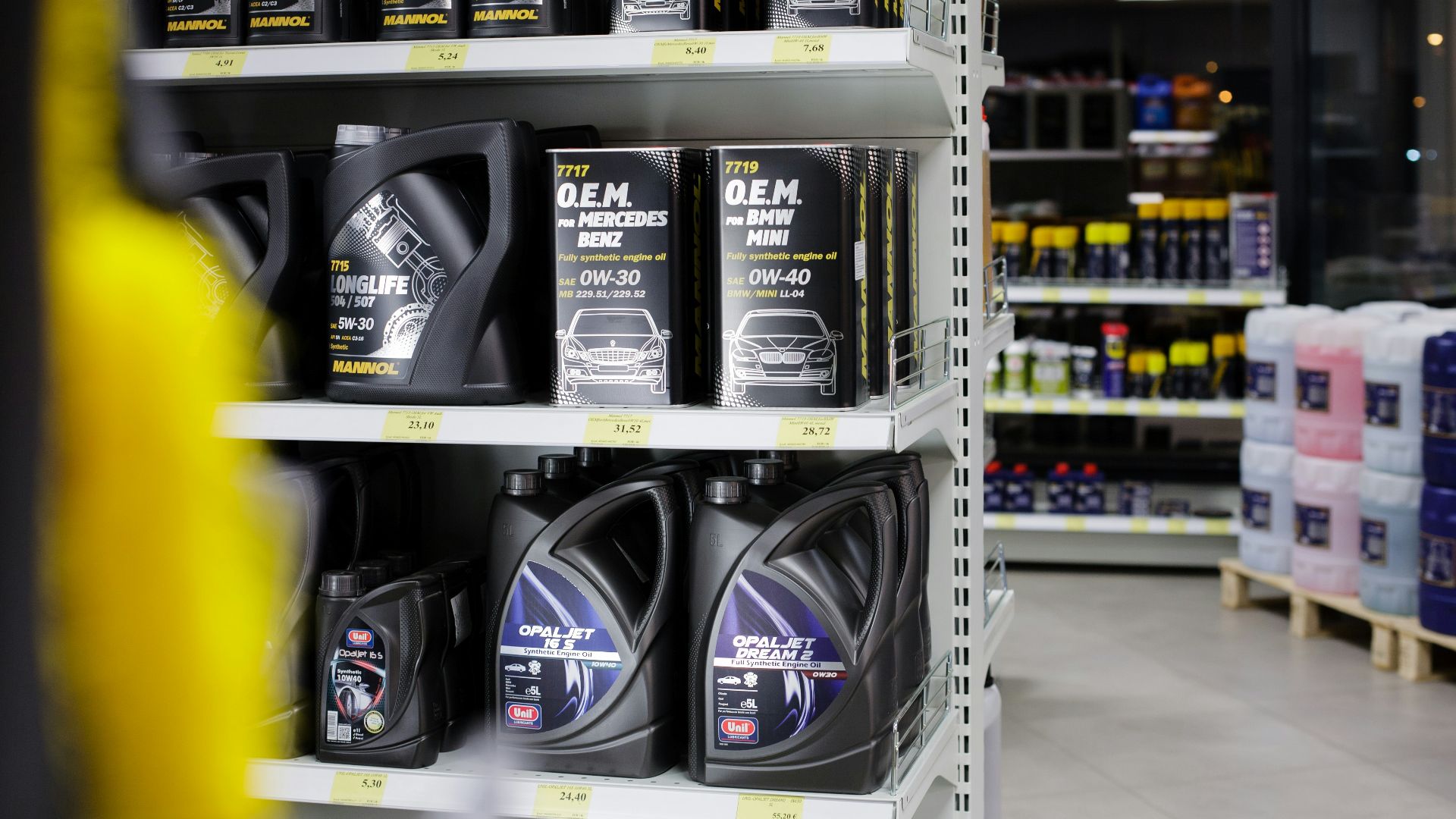 black and white plastic bottle