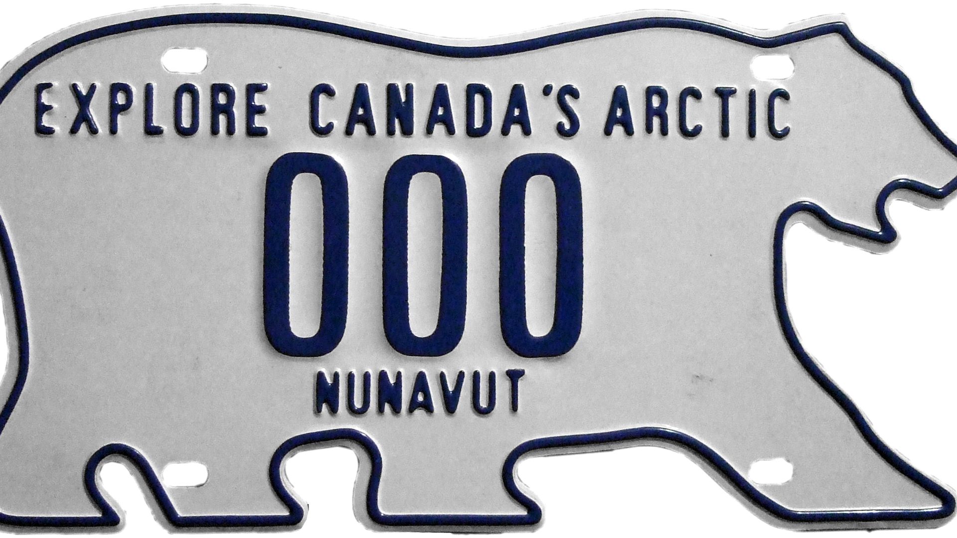 File:Nunavut license plate 1999 bear design.jpg