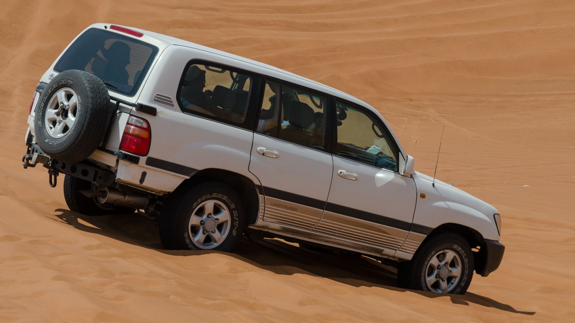 File:Toyota Land Cruiser in the Desert Side-Back View 20120409 1.jpg