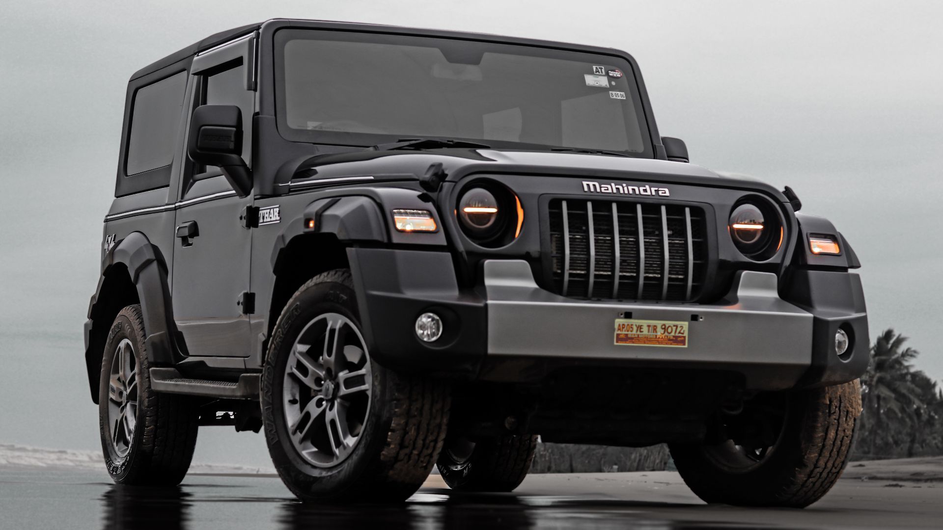 File:Mahindra Thar Photoshoot At Perupalem Beach (West Godavari District,AP,India ) Djdavid.jpg