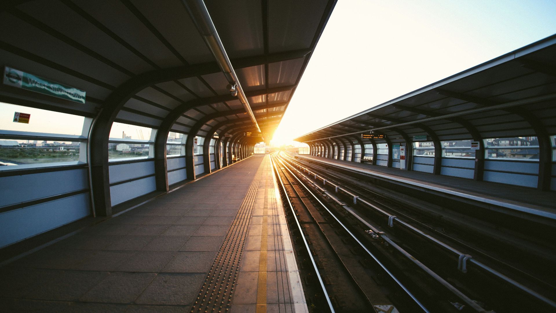 photo of train station