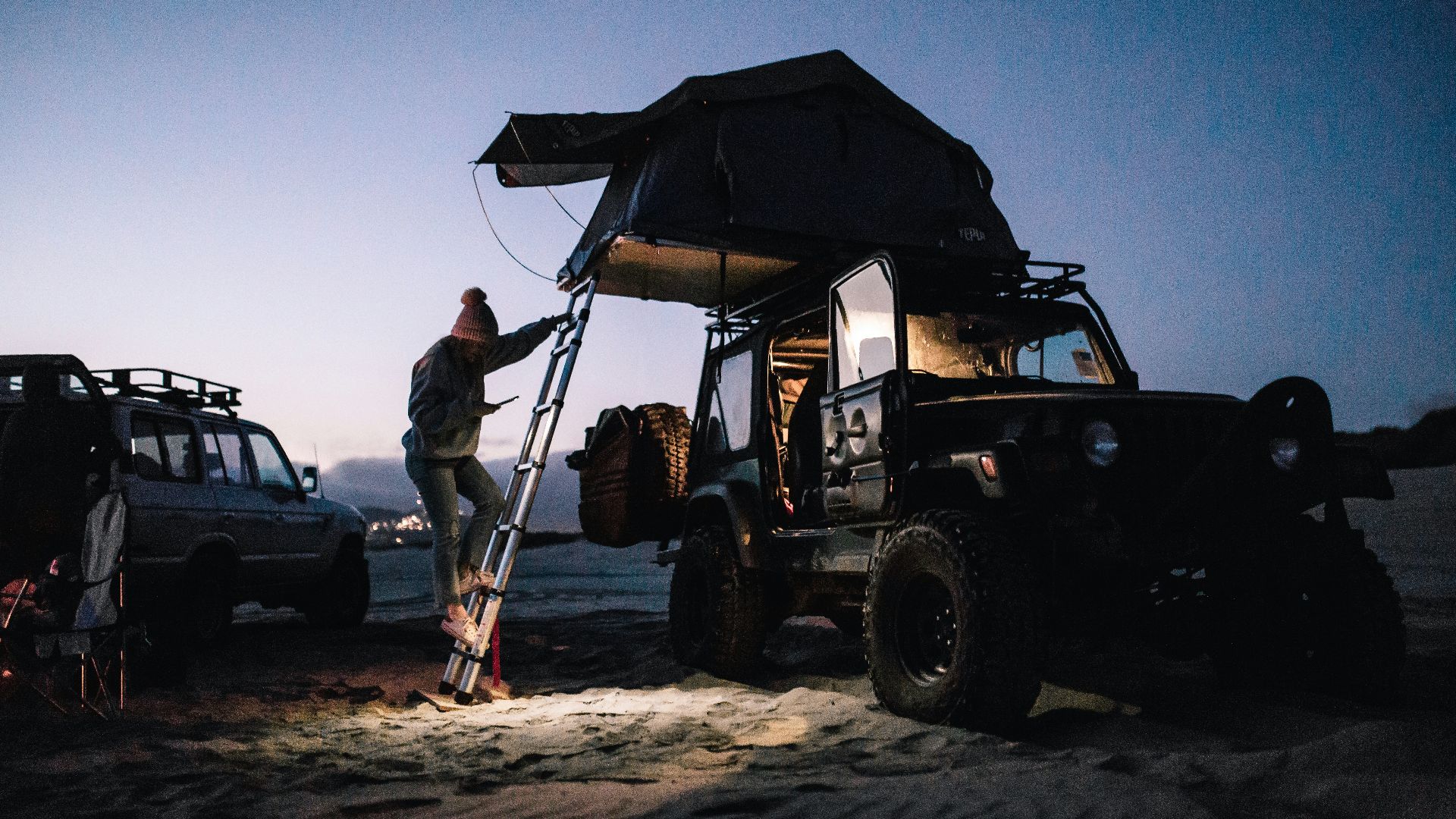 black off-road vehicle