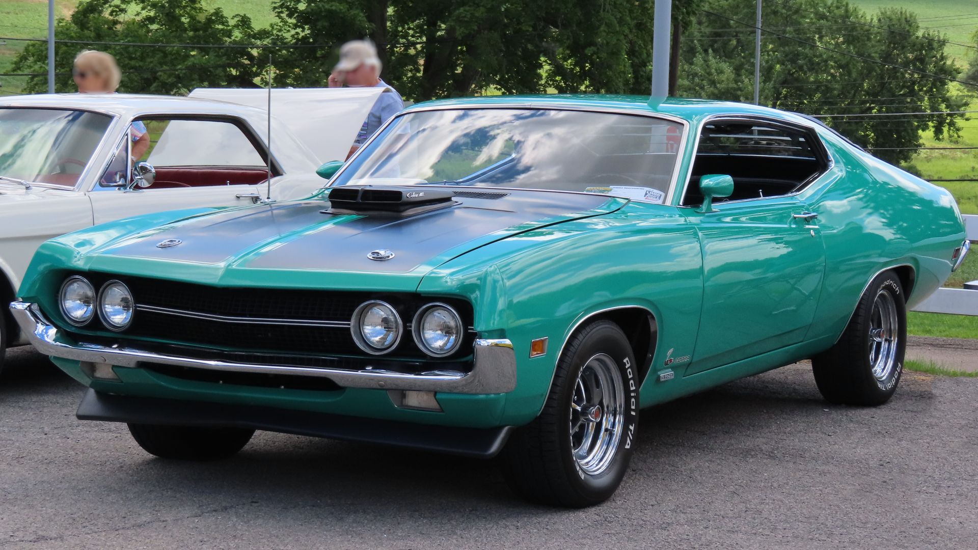 File:1970 Ford Torino Cobra, front left, 08-10-2024.jpg