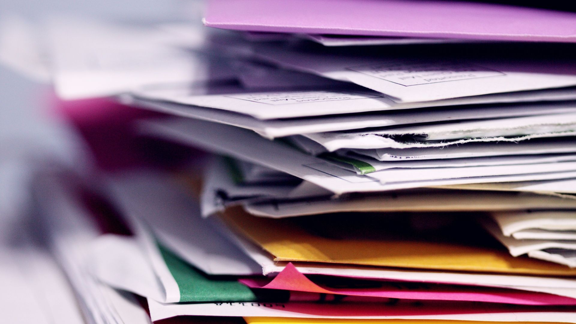 pile of printing papers