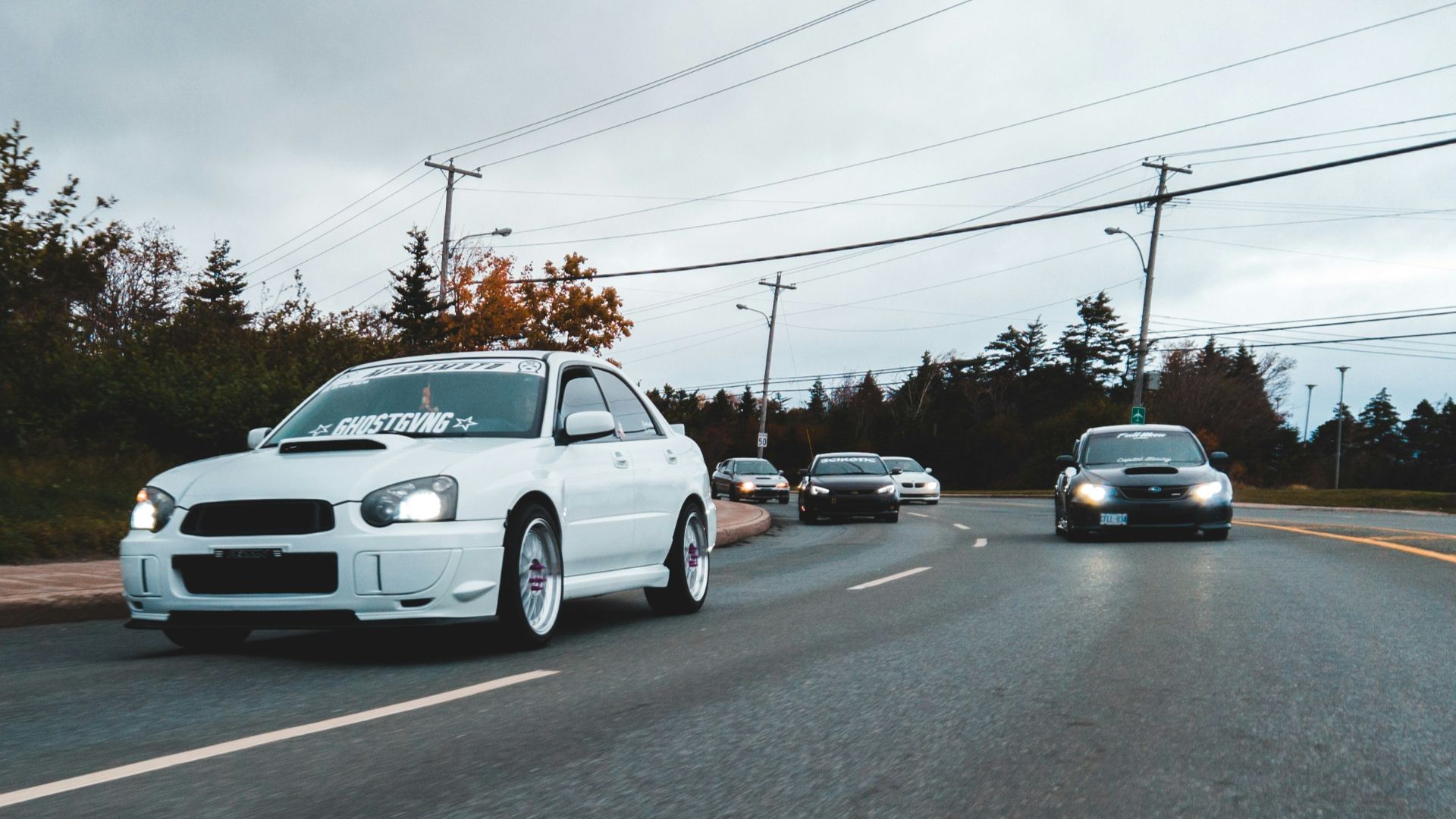 vehicles on the road during daytime