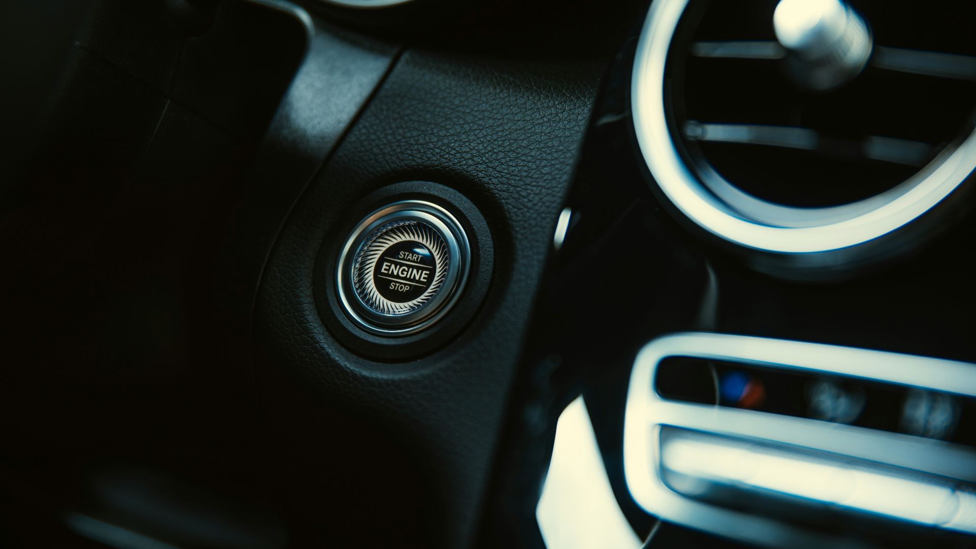 a close up of a car's dashboard