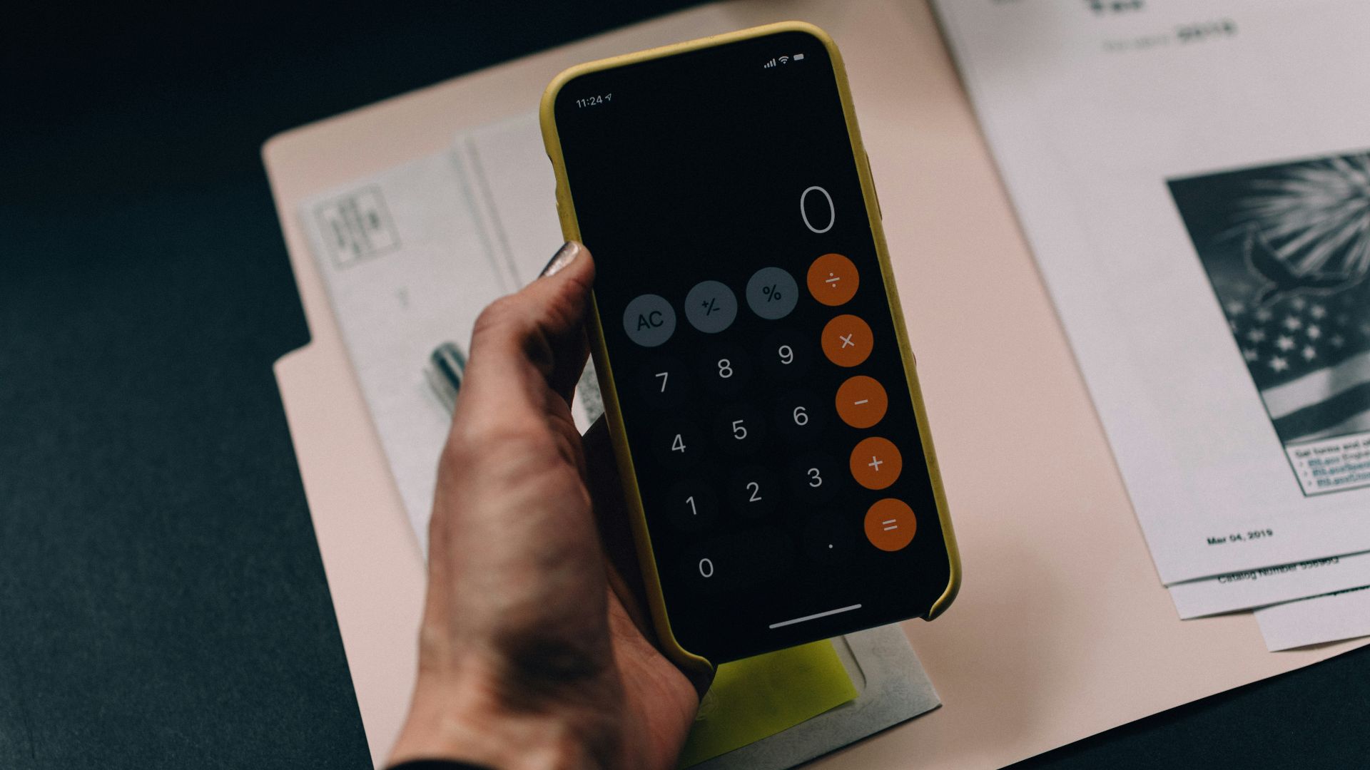 black Android smartphone