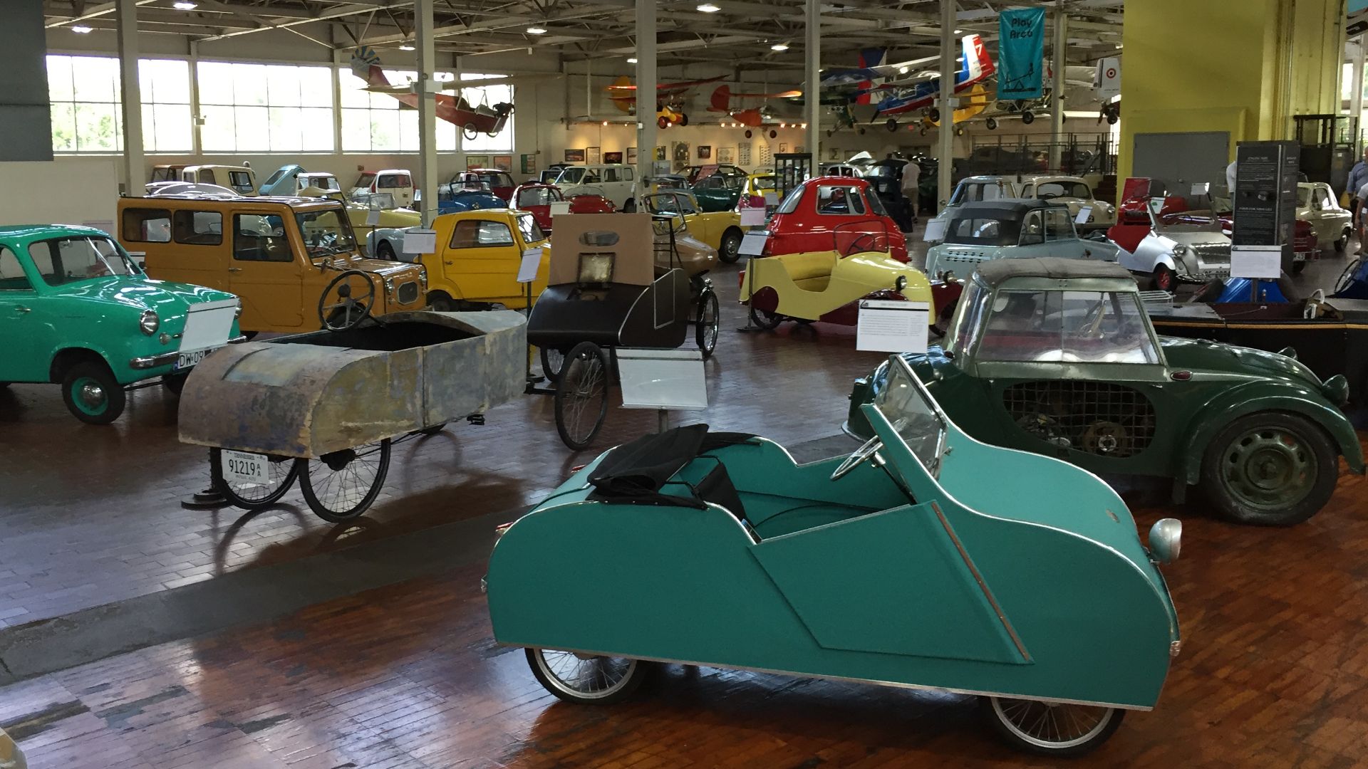 File:Lane Motor Museum during the Microcar Exhibit in August 2017.jpg