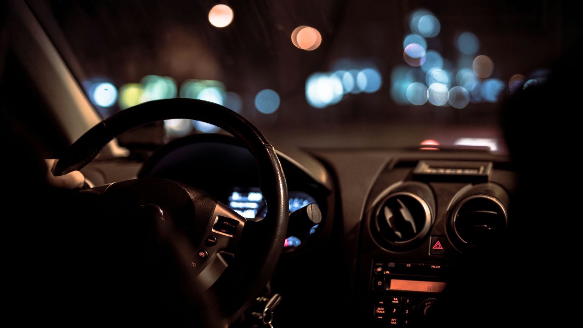 person driving vehicle