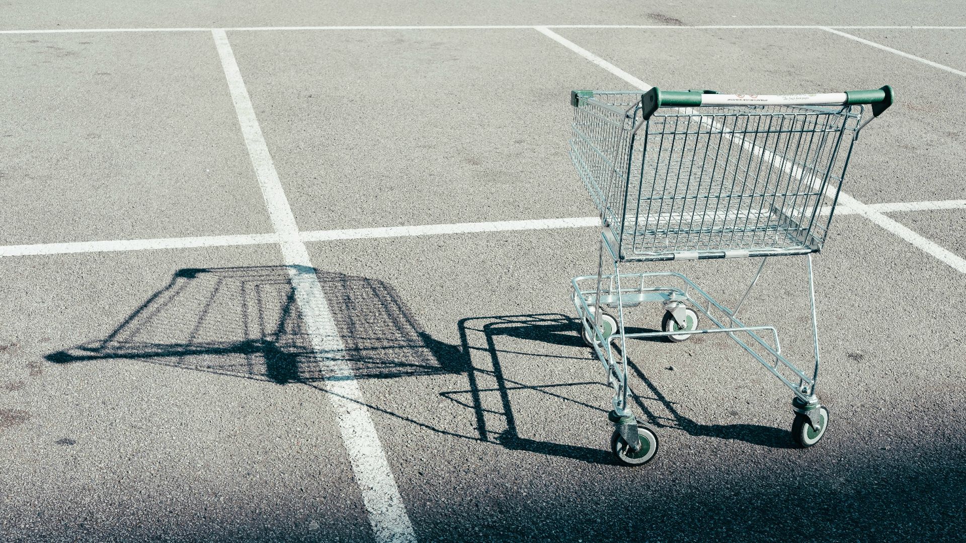 gray shopping cart