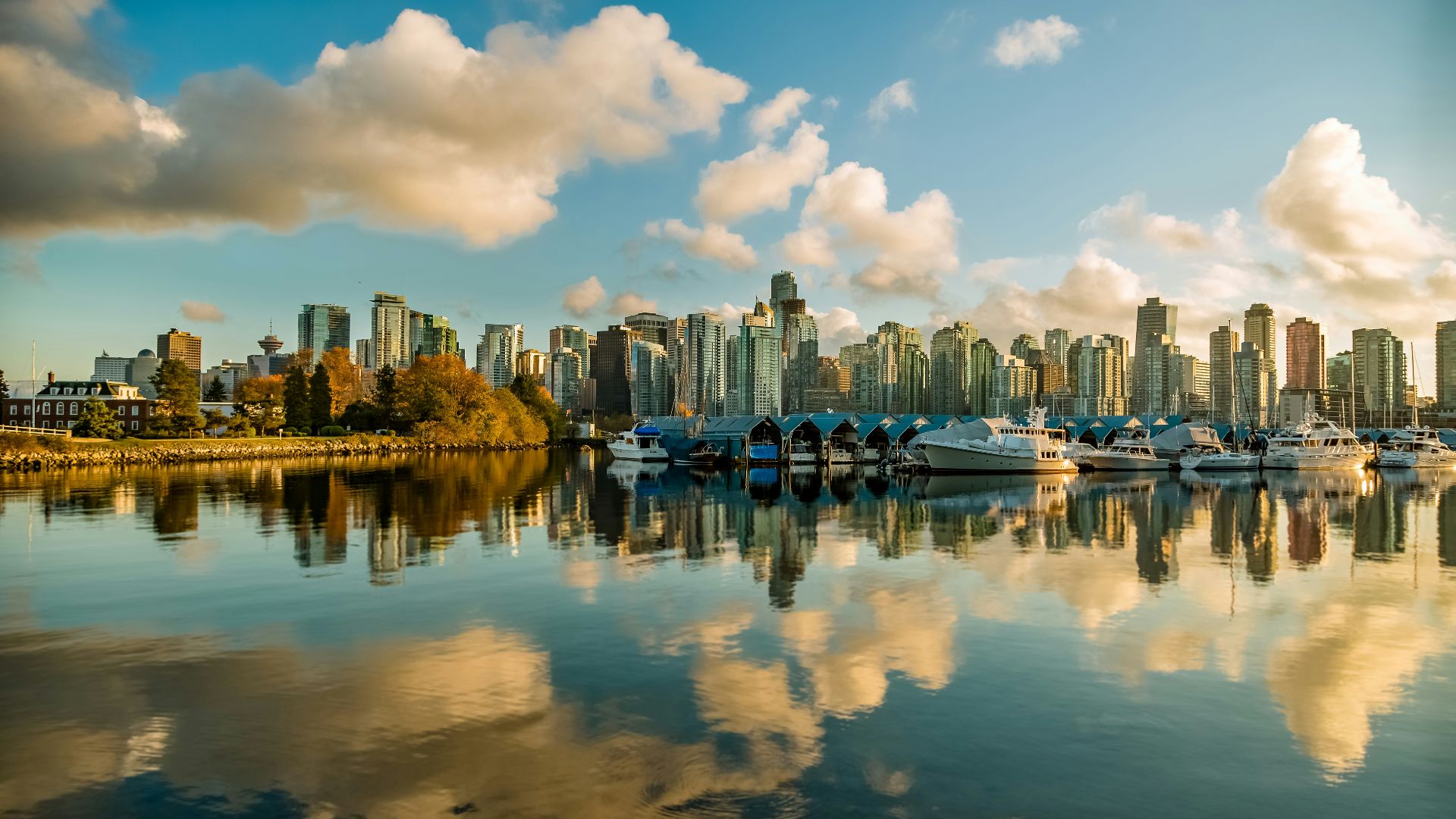 buildings and body of water