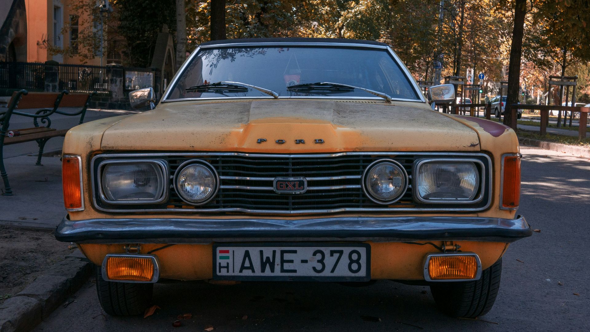brown and white chevrolet car